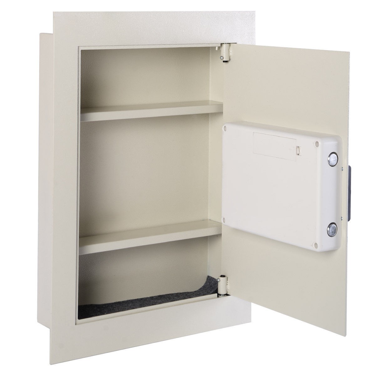 0.8CF Digital Flat Recessed Wall Safe Home Security Lock Gun Cash Box Office gallery