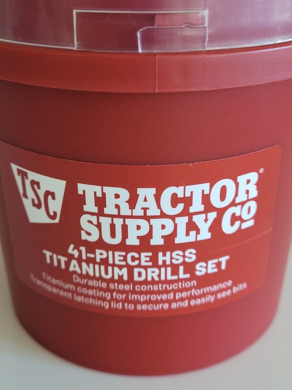 Tractor Supply 41 Pc SAE Titanium Drill Set Bucket NEW **NOT 49 IMPACT SET* gallery