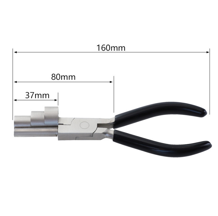 Practical Looping Forming Plier Mini Carbon Steel DIY Jewelry Round Nose Pliers gallery