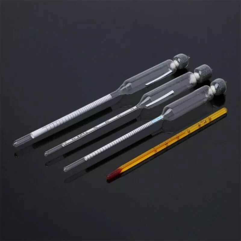 Alcohol Meter 0-100% Hydrometer Set For Whiskey Moonshine Sprit Distill Test Jar gallery