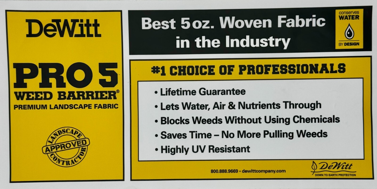 Dewitt P12F 12 x 250 Pro-5 Weed-Barrier 5 OZ Landscape Fabric FOLDED gallery