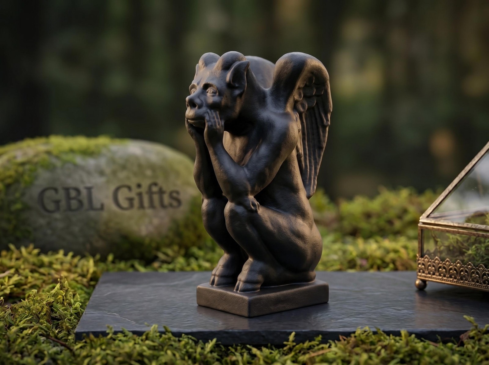 The Sitting Gargoyle Statue | Any Color gallery
