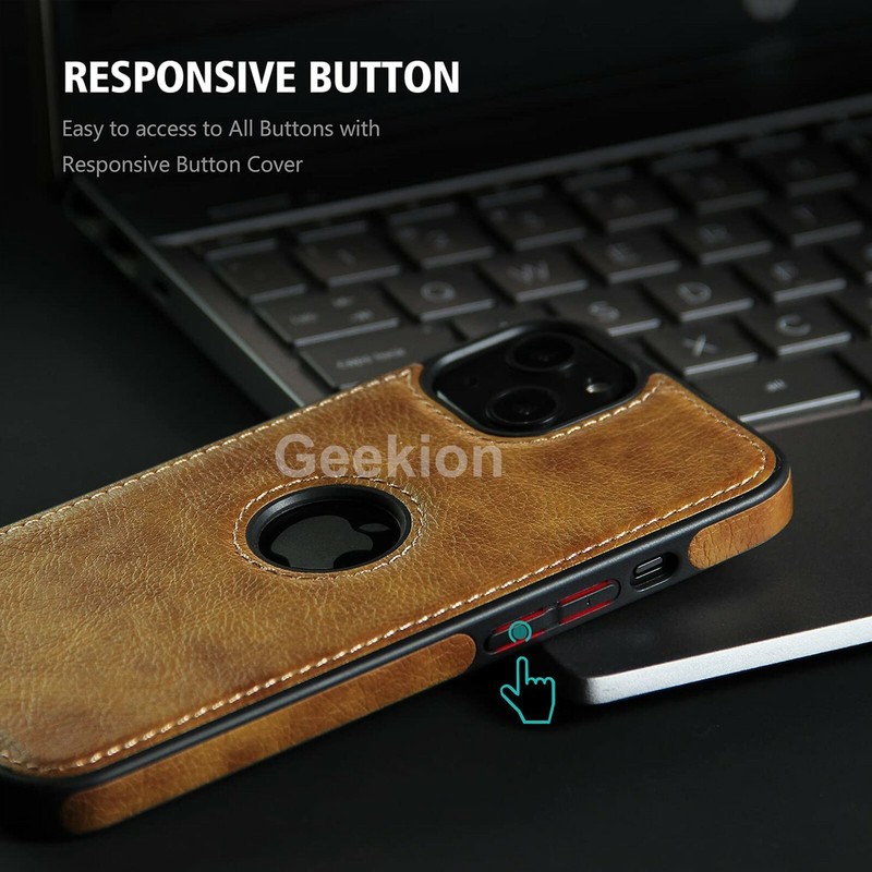 For Apple iPhone 16 15 14 Plus 13 12 11 Pro XR Max Case Leather Shockproof Cover gallery