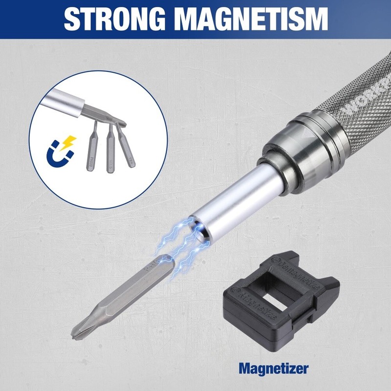 WORKPRO 24 in 1 Screwdriver Set w/Extendable Pole Magnetic Mini Repair Tool Kits gallery
