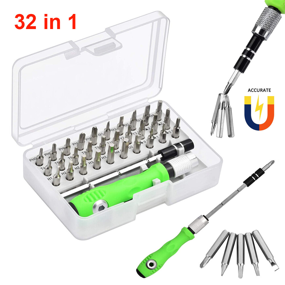 32 in 1 Precision Screwdriver Set Mini Magnetic Screwdriver Repair Tool Phone PC gallery