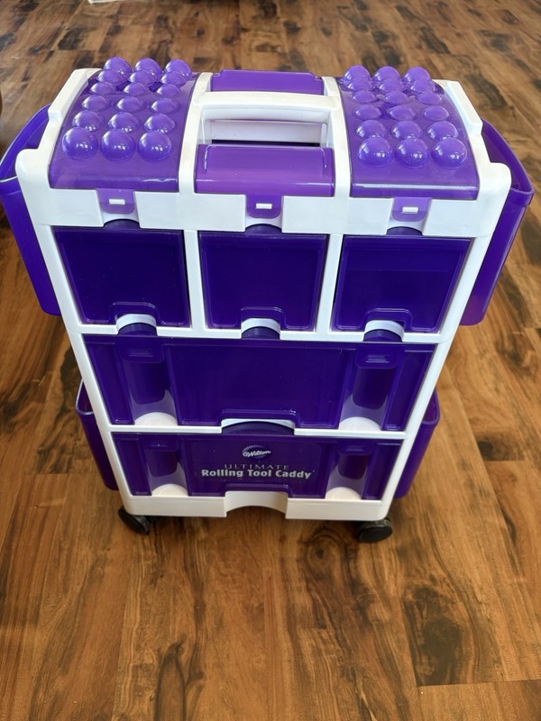 Wilton Ultimate Rolling Tool Caddy Cake Decorating Organizer gallery