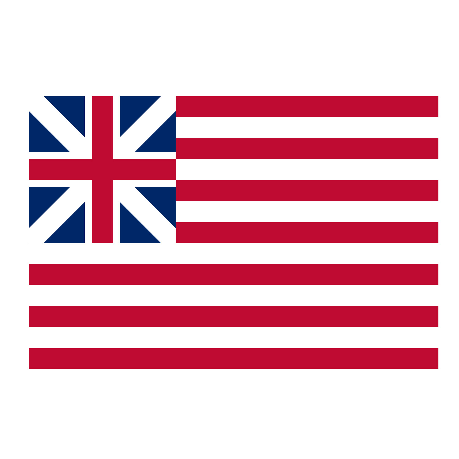 GRAND UNION Flag Sticker Continental Colours Congress Cambridge American 1776 gallery