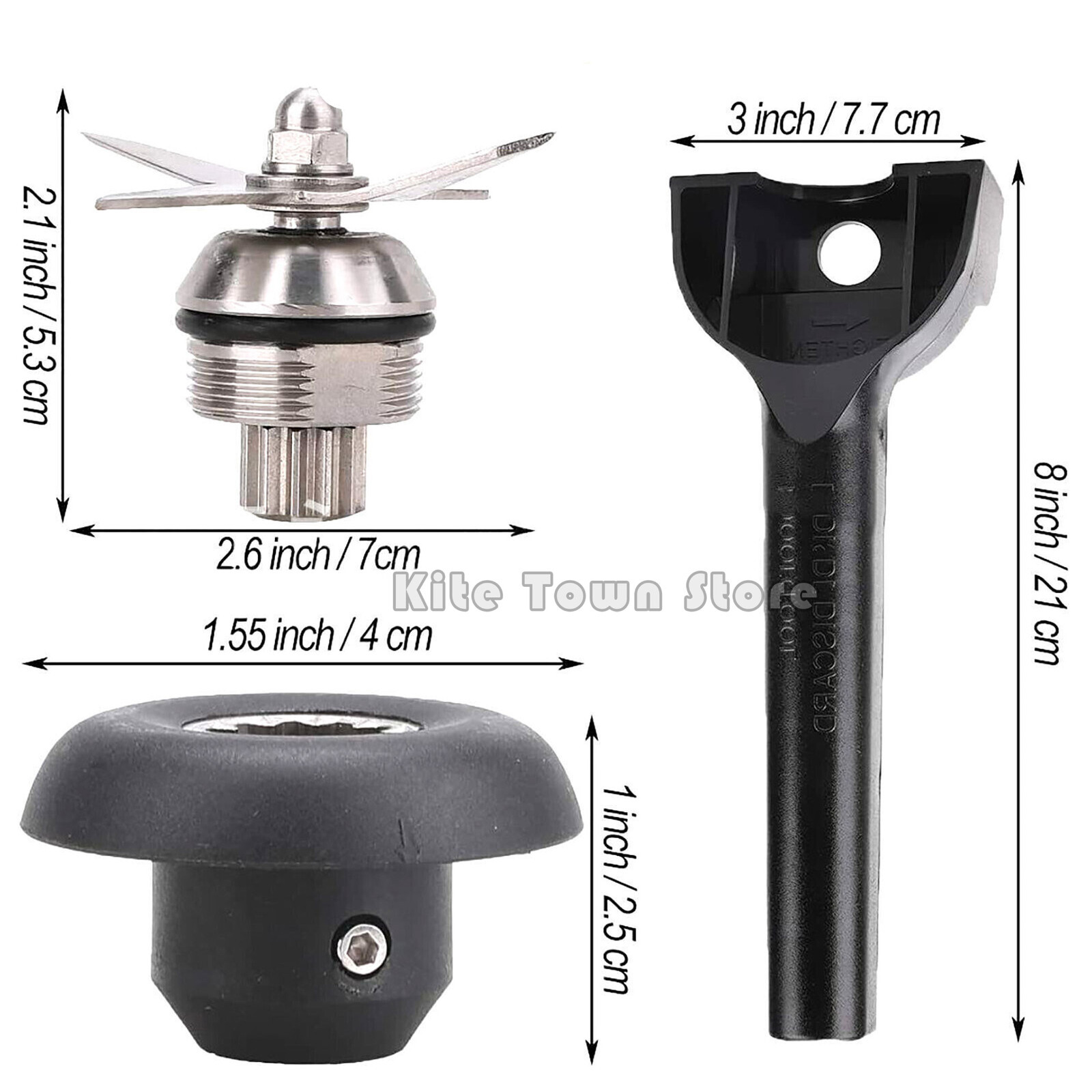 New Blender Wet Blade Assembly Wrench&Removal Tool Parts For Vitamix 5200 Series gallery