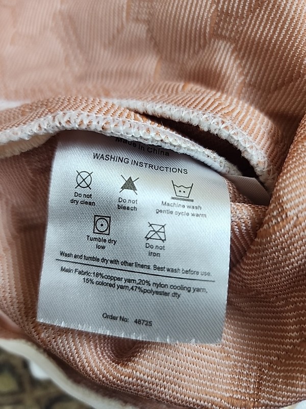 Pillowcases 2 King Size Ionic Brown & Beige Zip-Up Glaciertex King 90x40x13 cm gallery