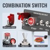 5 In 1 Ignition Toggle Switch Panel DC 12V 30A Push Start For Race Car Truck gallery