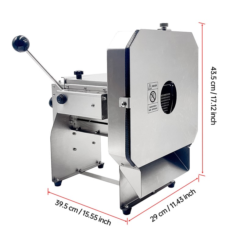 Fruit Vegetable Slicing Machine Cabbage Shredder Silver Commercial Potato Slicer gallery