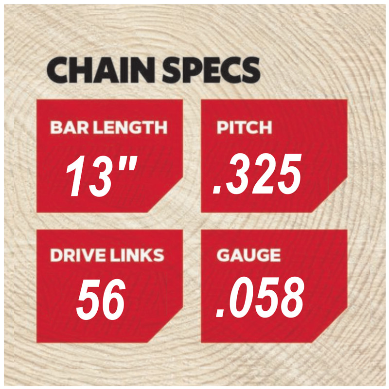 13" 2-Pack Chains Fits Craftsman 35084, 35085, 38180, 38188, 21LPX056G(2) gallery