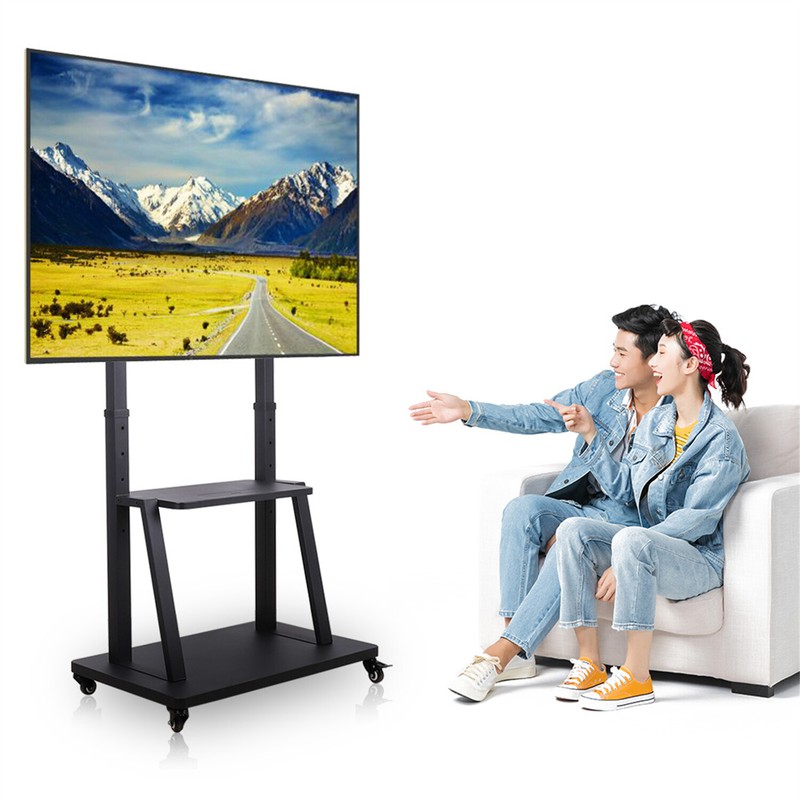 Multiple Styles Universal Tilting Floor TV Stand for 32-100'' LED Flat TV Cart gallery