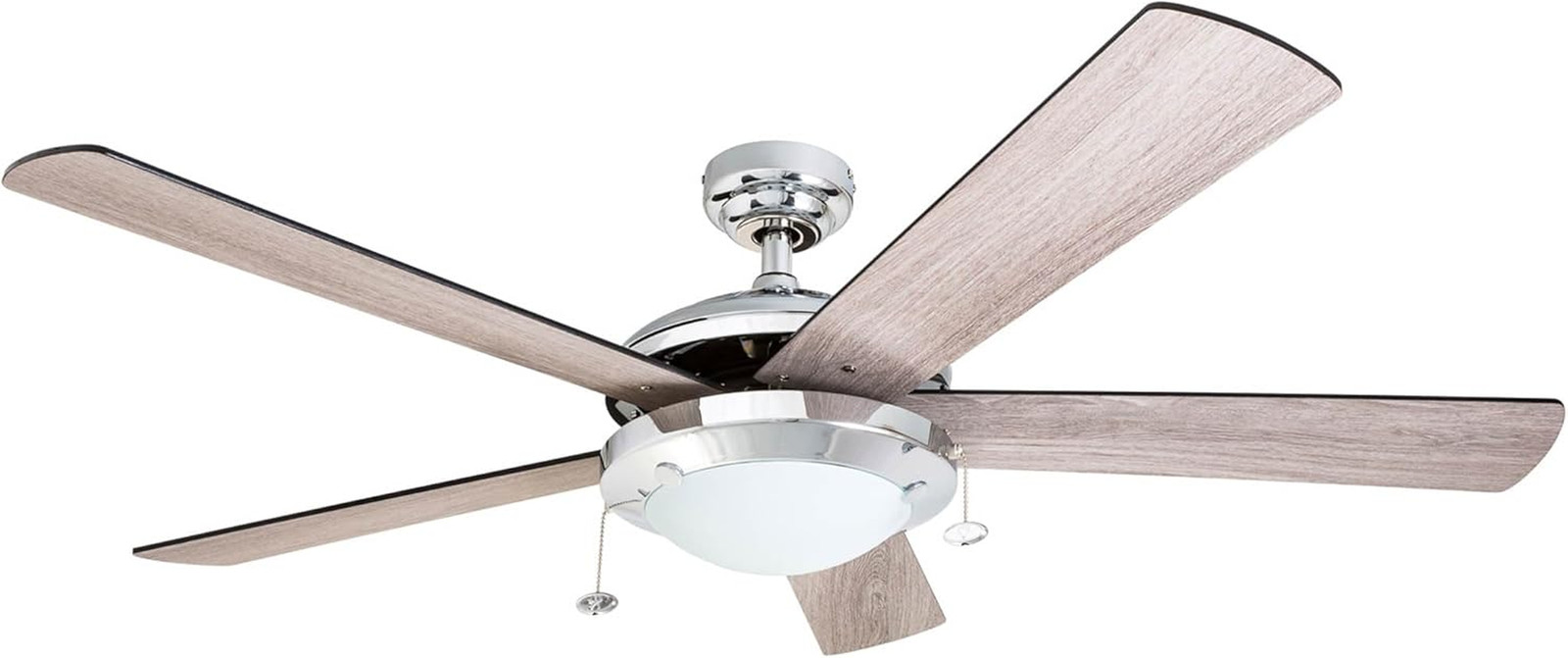 Ceiling Fan with Light, Pull Chain, Dual Mounting Op Bolivar, 52 Inch Modern LED gallery