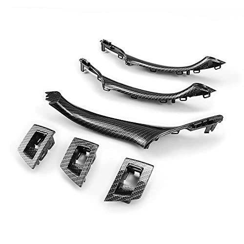 FEXON Carbon Fiber Window Switch Armrest Panel, Inner Door Pull Handle Trim gallery