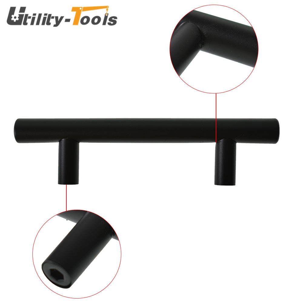 30 × 5In Stainless Steel T Bar Pulls Knobs Handles Cabinet Door Kitchen Drawer gallery