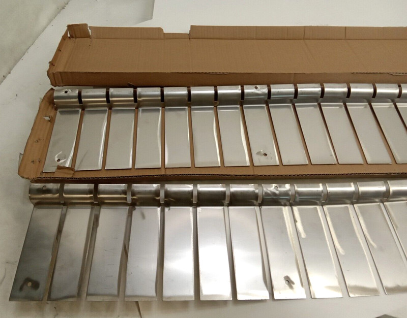 HPC Fire IC44SS-FF Free Form Installation Collars 44" x 6.2" Stainless Steel 2pk gallery
