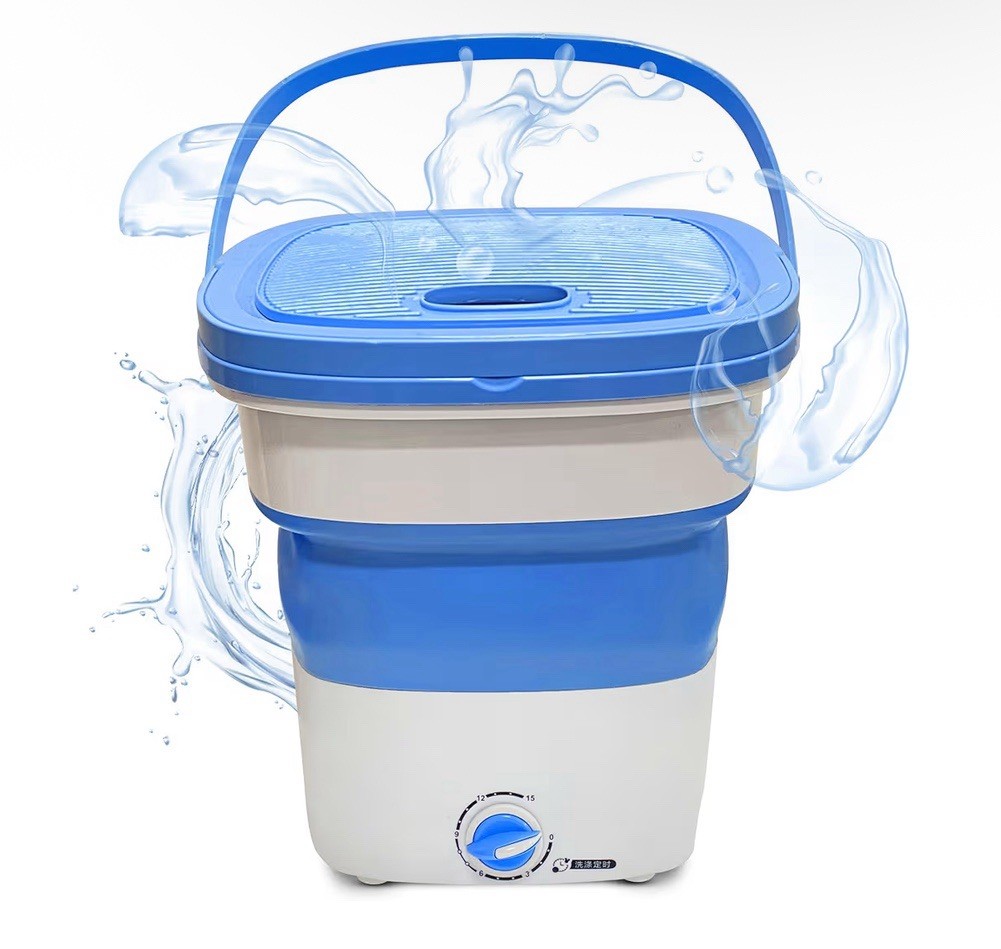 Pyle Pure Clean Foldable Mini Washing Machine – Portable & Lightweight gallery