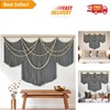 Large Macrame Wall Tapestry 57" W x 39" L - Eco-Friendly Bohemian Decor gallery
