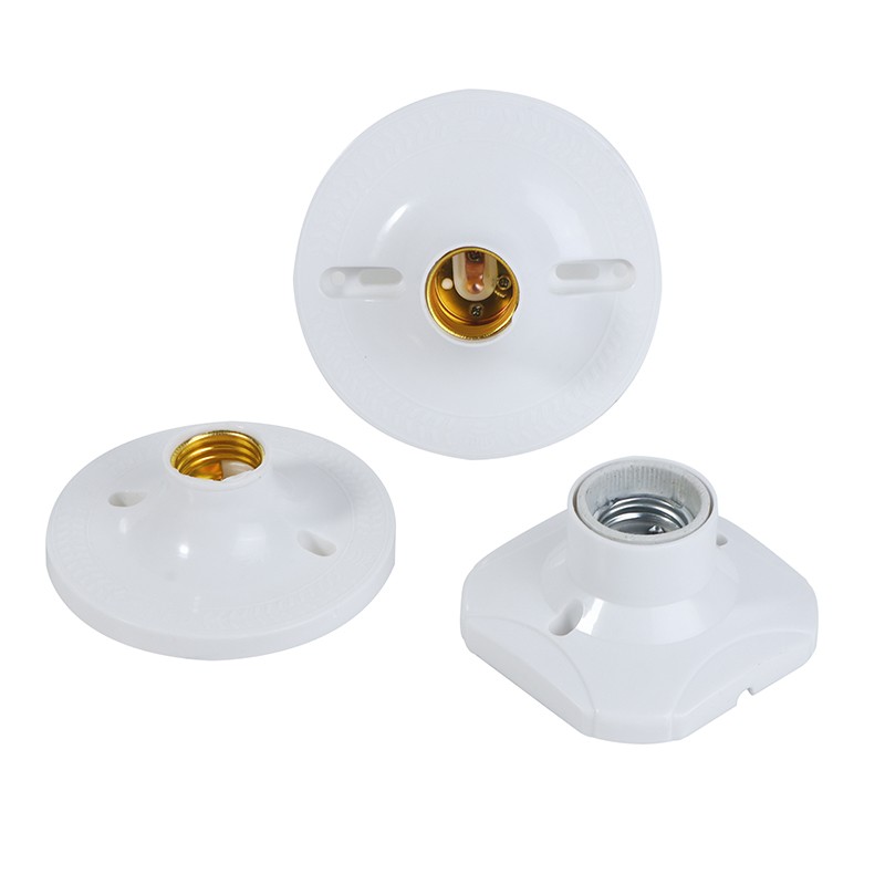 E27 LED Light Bulb Holder Socket Base Hanging Lamp Socket Base gallery
