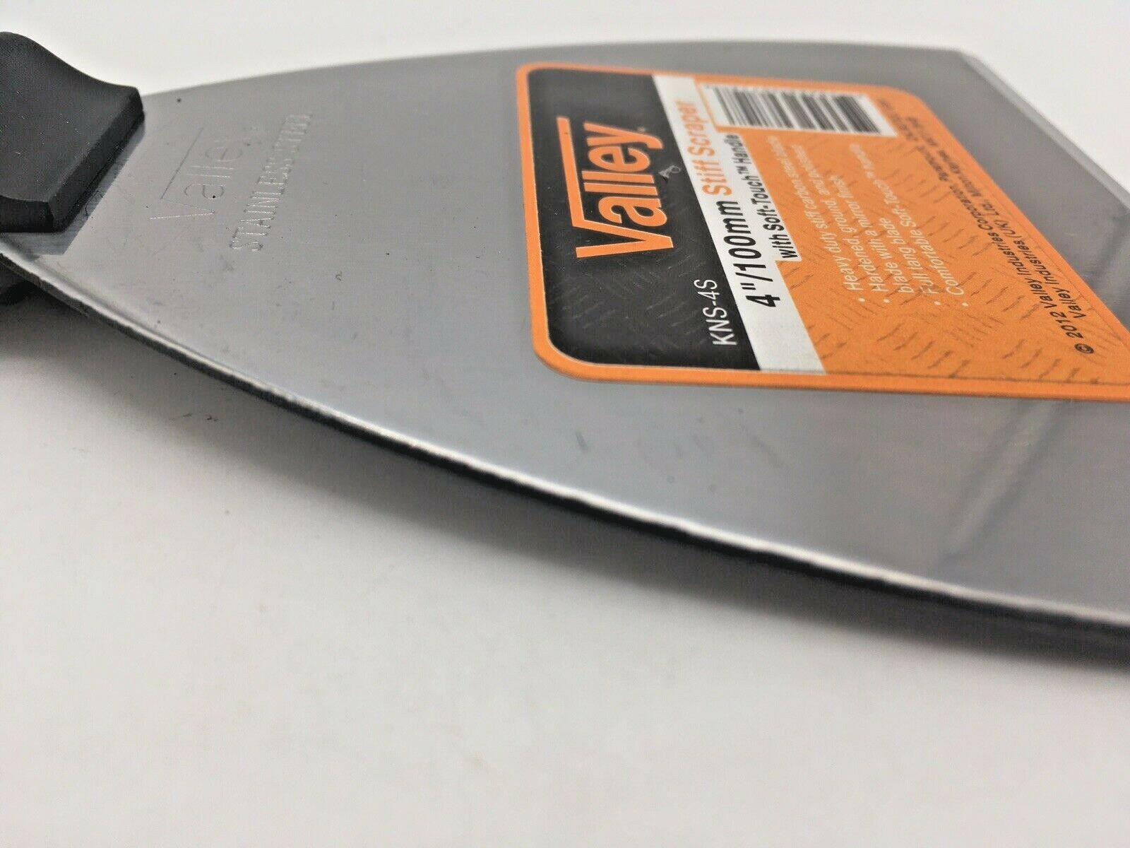 4” Stiff Scraper Soft-Touch Plastic Handle Stainless Steel gallery