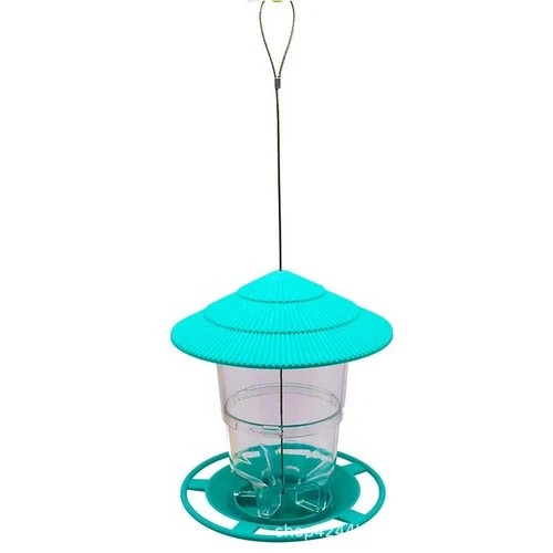 Round Hanging Bird Feeder Squirrel Proof 1000ml Large Auto-Dispense Seed Green gallery