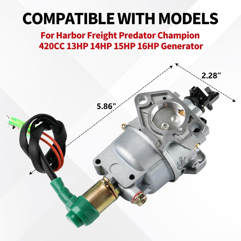 Carburetor for Harbor Freight Predator Champion 420CC 13HP 14HP 15HP 16HP... gallery
