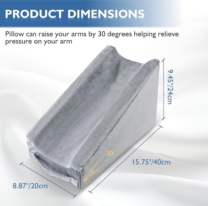 Ergonomic Arm Elevation Pillow for Elbow Support and Comfort gallery