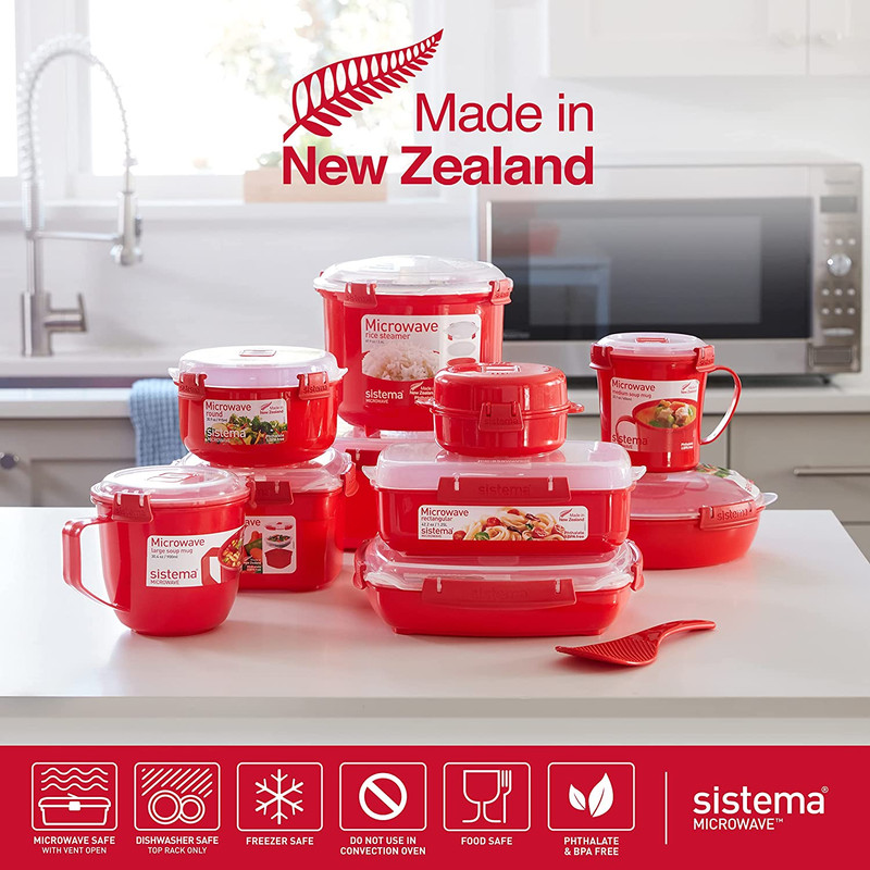 Sistema Easy Eggs Microwave Egg Cooker 270 Ml Egg Poacher with Steam Release Ven gallery