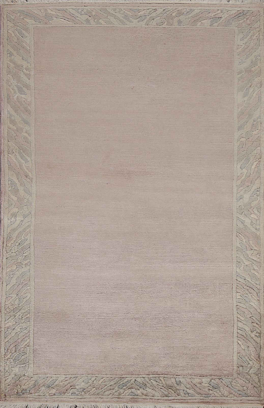 Bordered Exquisite Handmade Wool Nepalese Indian Accent Rug 3x5 ft. gallery