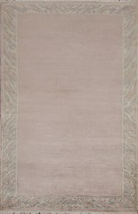 Bordered Exquisite Handmade Wool Nepalese Indian Accent Rug 3×5 ft.