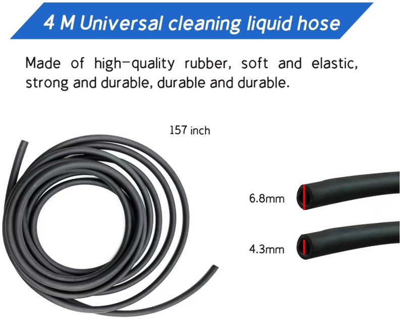 Windshield Washer Hose Kit,4 Meter Washer Fluid Hose with 12 Pcs Hose Connectors gallery