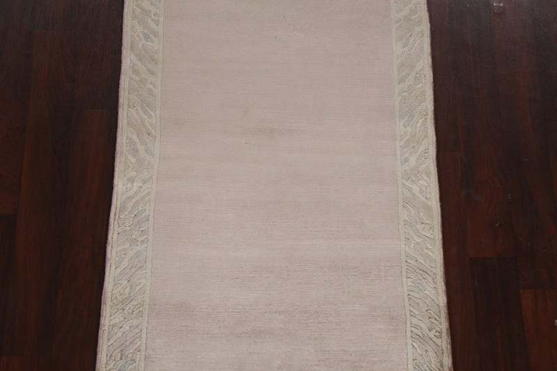 Bordered Exquisite Handmade Wool Nepalese Indian Accent Rug 3x5 ft. gallery