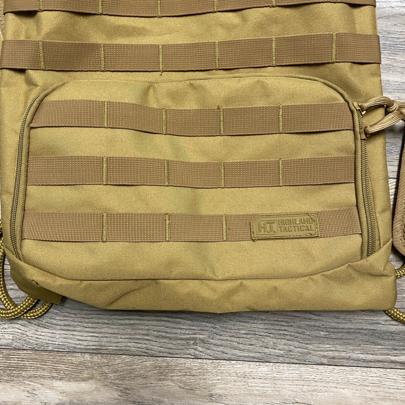 Highland Tactical Back Pack Bag with Drawstring Mesh Shoulder Straps 4