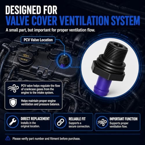 Replacement PCV Valve Compatible with Select Models, Replaces 11810-AR001, gallery