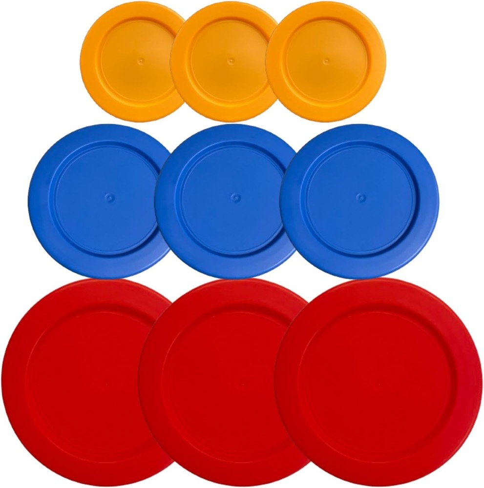 Blue, Red Replacement Lids/Covers for Pyrex, Anchor Hocking & KlareWare