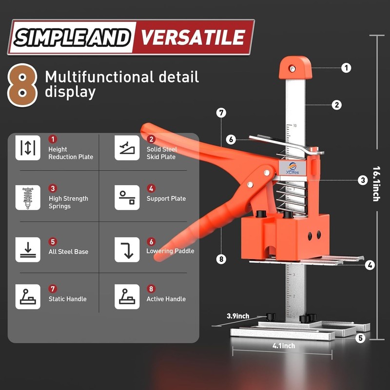 Multi-Function 2 Pack Labor Saving Arm Jack - Ideal for Heavy Lifting Projects gallery