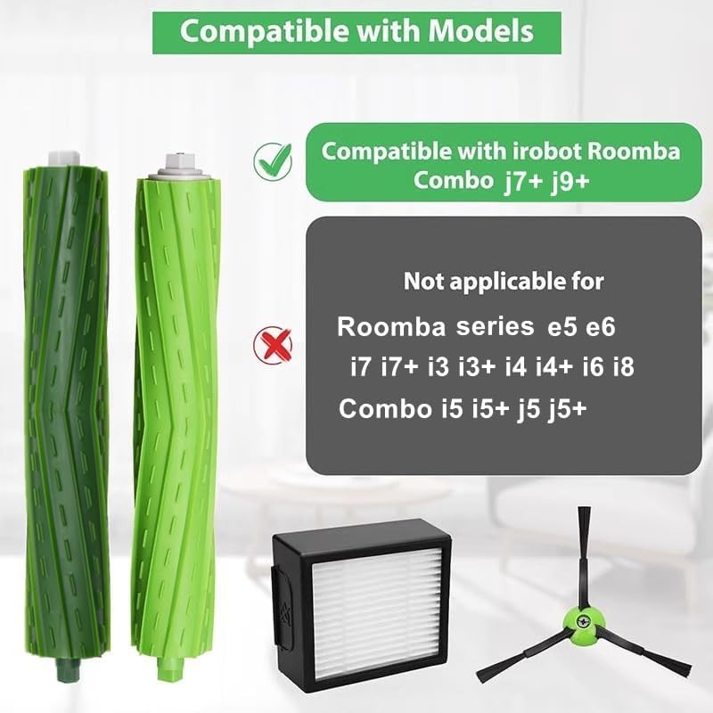 24 Pack Replacement Parts Compatible with iRobot Roomba Combo j7 j9 j10 10 max gallery