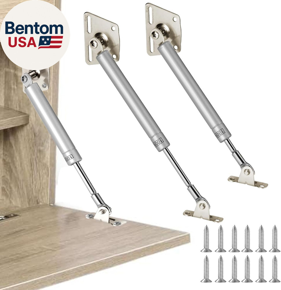 2 Pack 150N/33LBS Drop down Gas Struts for Downward Flap Lid Slowly Down, Such a
