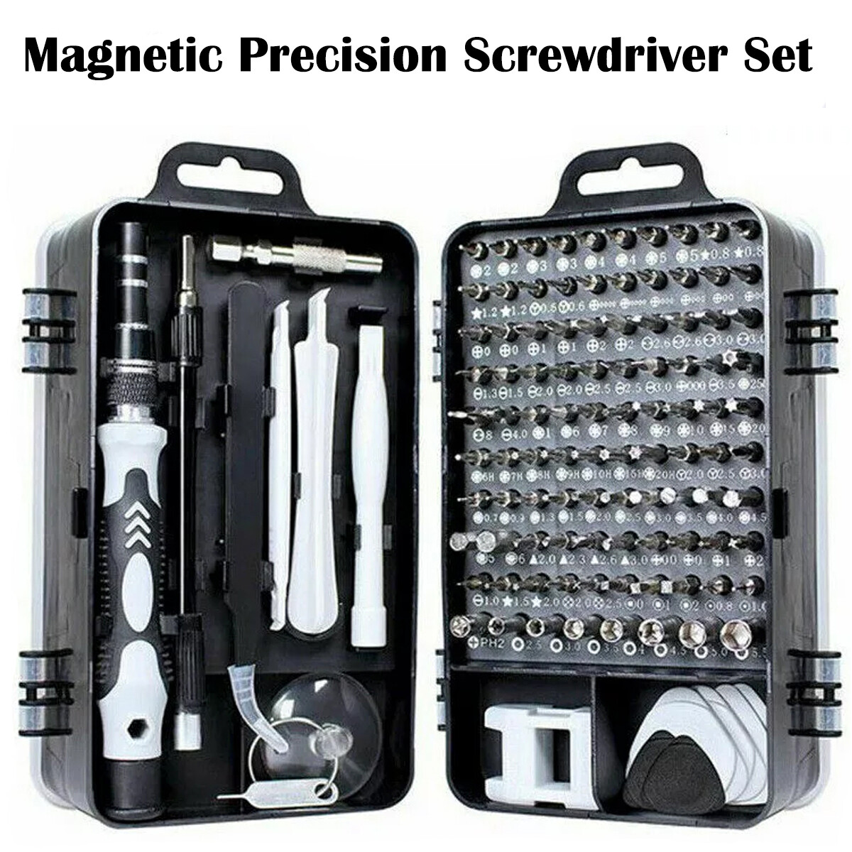 115 in 1 Precision Screwdriver Set Acssart Magnetic Bit Computer Repair Tool Kit gallery