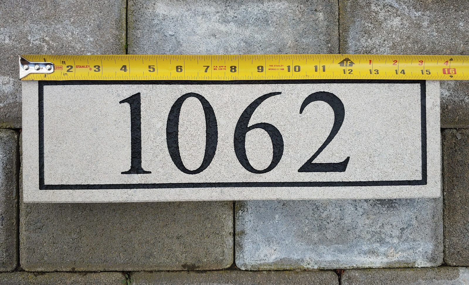 Indiana Limestone Address Stones / Mailbox & House Number Blocks / Free Shipping gallery