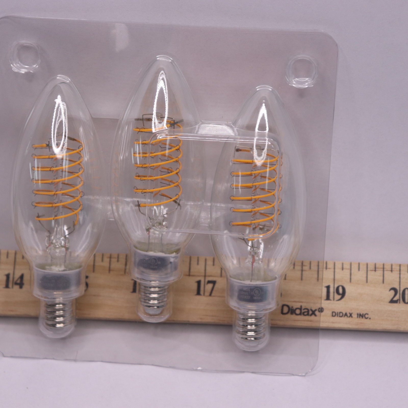 (3-Pk) Ecosmart Filament LED Light Bulb Warm White 2200K 60W Equivalent gallery