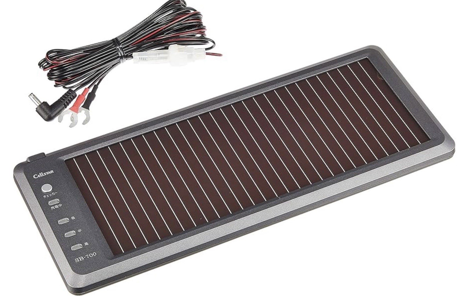 CELLSTAR Japan SB-700 Solar Battery Charger 12V DC Amorphous ThinFilm Indicator gallery