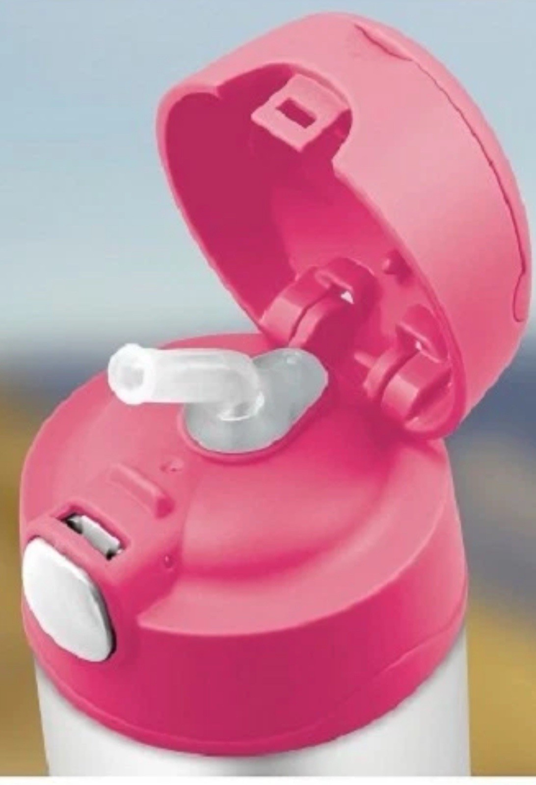 Shopkins Thermos Funtainer Stainless Steel 12 oz Water Bottle! 12 Hrs❄️❄️❄️❄️❄️ gallery