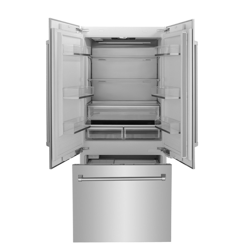 ZLINE NEW 36" PANEL READY REFRIGERATOR ICE WATER (PANELS NOT INCLUDED) RBIV-36 gallery