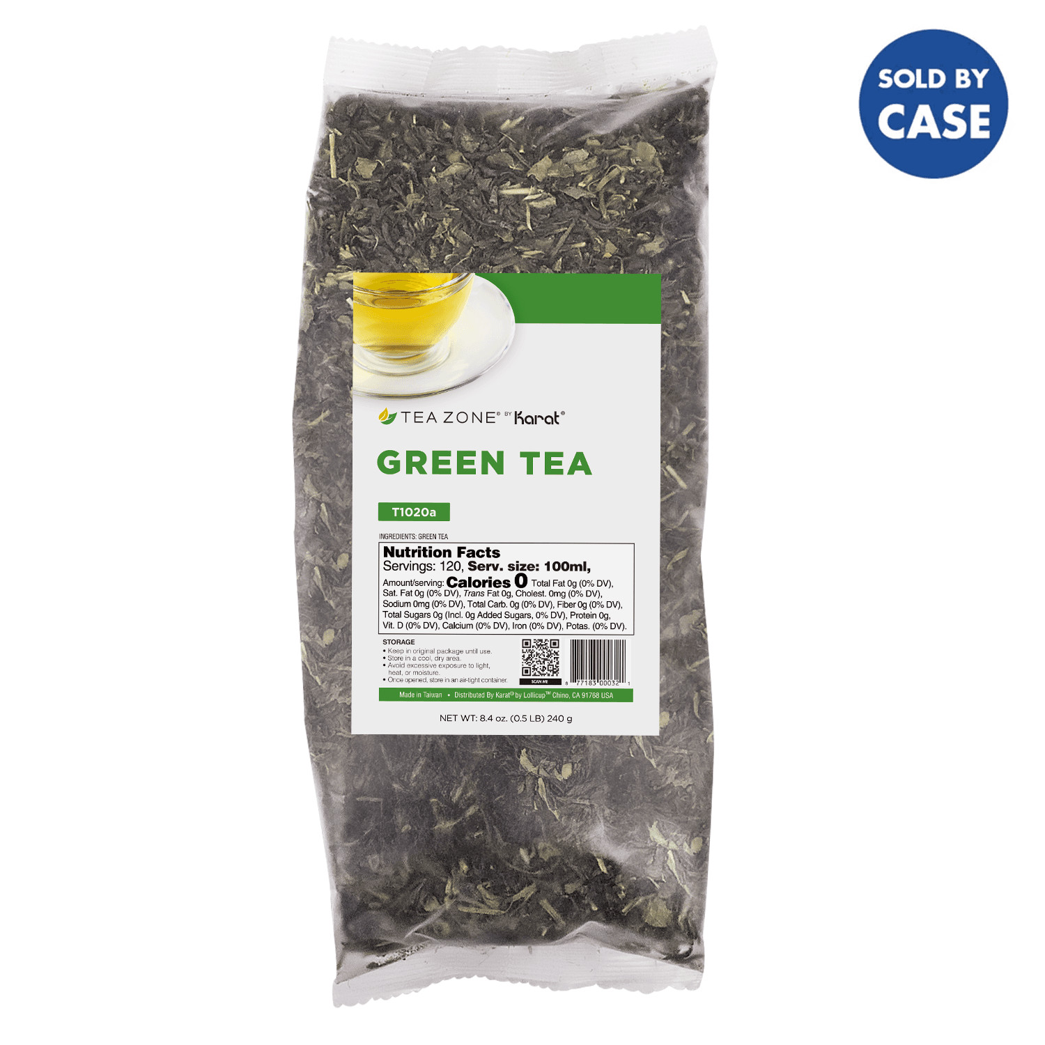 Tea Zone Green Tea Leaves - Case / 25 bags, T1020 gallery