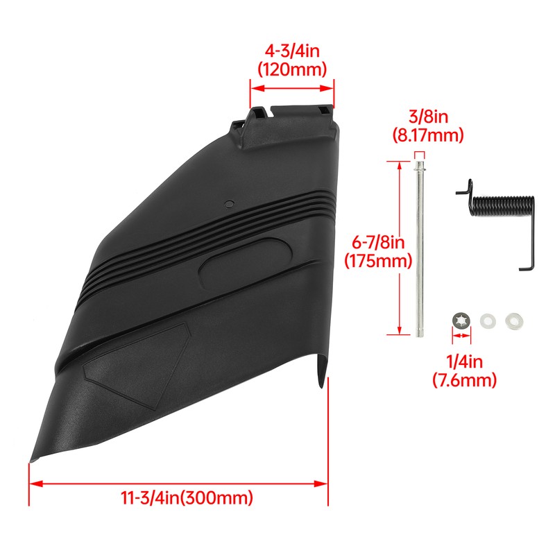 1 x Deck Deflector w/Hardware For Craftsman LT1000 Husqvarna Poulan #1314491 gallery