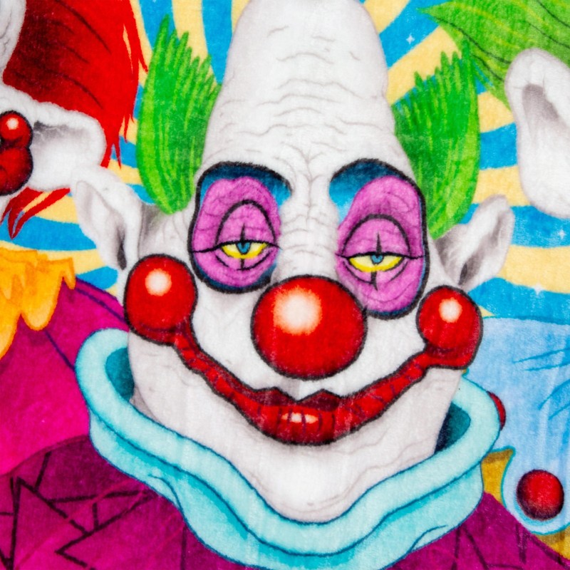 Killer Klowns From Outer Space Characters Raschel Throw Blanket | 45 x 60 Inches gallery