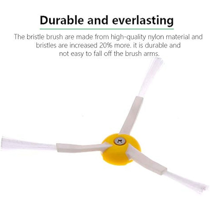 6x 3-Armed Side Brush for iRobot Roomba 500 600 700 Series 560 630 650 760 770~ gallery