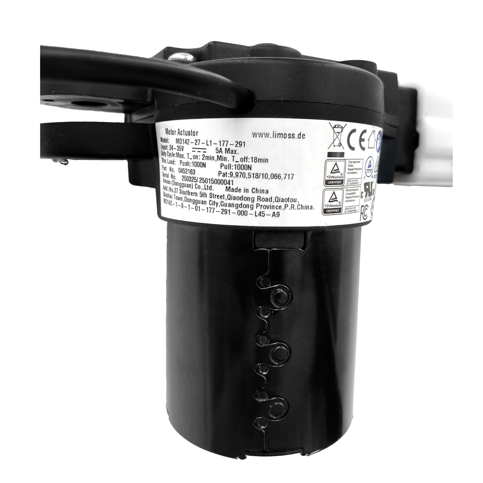 Limoss 452163 Motor Actuator Part Number MD142-27-L1-177-291 for Power Recliner gallery